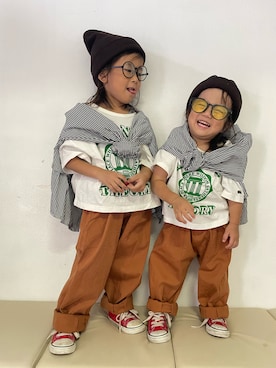 KeeeTさん（キッズ・100cm）の秋コーディネート