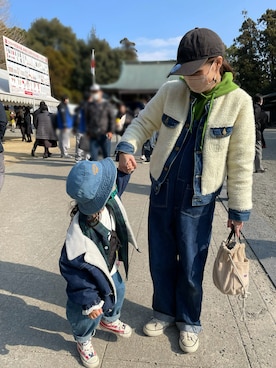 KeeeTさん（キッズ・90cm）の冬コーディネート