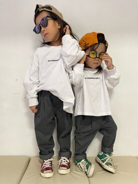 KeeeTさん（キッズ・100cm）の秋コーディネート