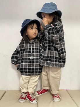 KeeeTさん（キッズ・100cm）の秋コーディネート
