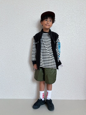 KeeeTさん（キッズ・120cm）の秋コーディネート