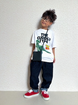 「アイテム（トップス）」を使った、KeeeTさん（キッズ・110cm）の夏コーディネート