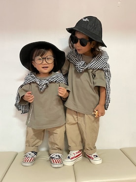 KeeeTさん（キッズ・90cm）の秋コーディネート