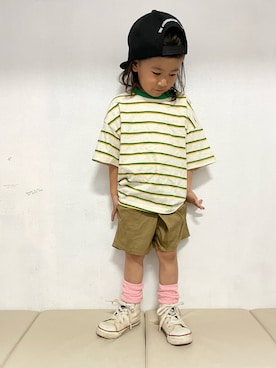 「カラー×コーデ」｜KeeeTさん（キッズ・90cm）の春コーディネート