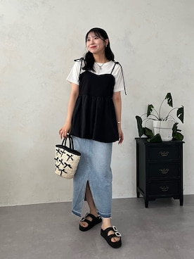 haruさん（レディース・158cm）の夏コーディネート