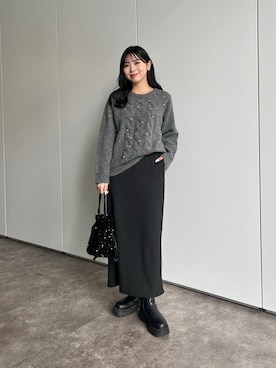 haruさん（レディース・158cm）の冬コーディネート
