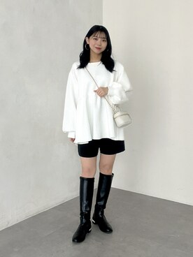 haruさん（レディース・158cm）の冬コーディネート