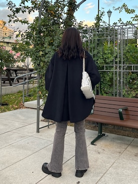「prose verse（プロズヴェール）のアイテム（その他アウター）」を使った、haruさん（レディース・158cm）の冬コーディネート