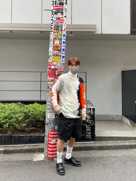 「JW Anderson（ジェイダブリューアンダーソン）のアイテム」を使った、yamaさん（メンズ・170cm）の夏コーディネート