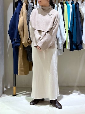 つちさん（レディース・160cm）の冬コーディネート