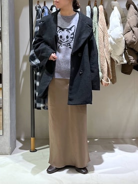 つちさん（レディース・160cm）の冬コーディネート