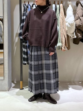 つちさん（レディース・160cm）の冬コーディネート