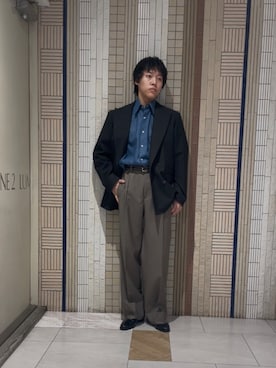 イワサキさん（メンズ・168cm・20代）の秋コーディネート