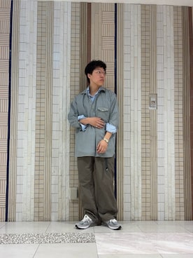 「LOTTO（ロット）のアイテム」を使った、イワサキさん（メンズ・168cm）の夏コーディネート