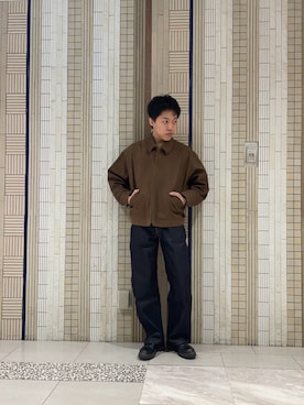 イワサキさん（メンズ・168cm）の冬コーディネート