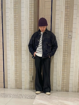 イワサキさん（メンズ・168cm）の冬コーディネート