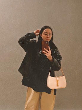 「アイテム（アイシャドウ）」を使った、気分屋ファッションさん（レディース・152cm）の秋コーディネート