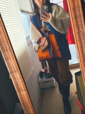 「H&M（エイチ・アンド・エム）のアイテム（その他アウター）」を使った、NAOさん（レディース・152cm）の冬コーディネート