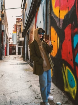 「H&M（エイチ・アンド・エム）のアイテム（ジャケット/アウター）」を使った、気分屋ファッションさん（レディース・152cm）の春コーディネート