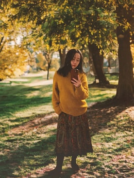 「アイテム（MA-1）」を使った、気分屋ファッションさん（レディース・152cm）の冬コーディネート