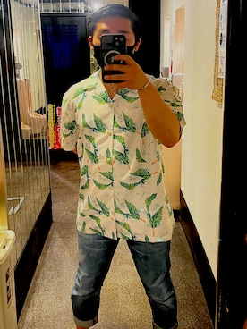 「roial（ロイアル）のアイテム」を使った、genさん（メンズ・156cm）の夏コーディネート