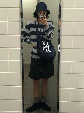 「INFIELDER DESIGN（インフィールダーデザイン）のアイテム」を使った、kopepiさん（レディース・174cm）の夏コーディネート