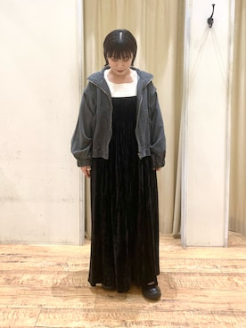 「ehka sopo（エヘカソポ）のアイテム（ブルゾン）」を使った、れーさんさん（レディース・150cm）の秋コーディネート