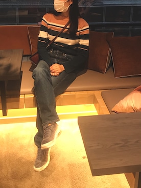 「17kg（イチナナキログラム）のアイテム」を使った、すぬおさん（レディース・157cm）の秋コーディネート