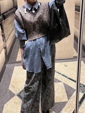 「Ted Baker（テッドベーカー）のアイテム」を使った、クズスタルさん（レディース・155cm）の秋コーディネート