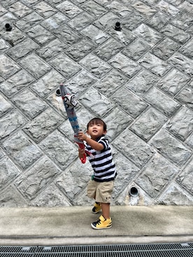 「アイテム（パンツ）」を使った、ren_renさん（キッズ・90cm）の秋コーディネート