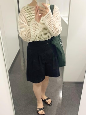 𝐧𝐚𝐧𝐚𝐦𝐢さん（レディース・153cm）の夏コーディネート