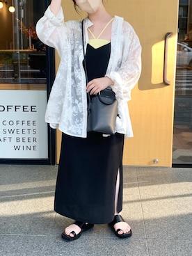 𝐧𝐚𝐧𝐚𝐦𝐢さん（レディース・153cm）の夏コーディネート