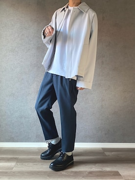 「UNIQLO（ユニクロ）の50色ソックス（消臭機能付き）（ソックス/靴下）」を使った、きゅうさん（メンズ・169cm）の秋コーディネート