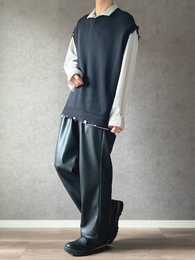 「UNIQLO（ユニクロ）の50色ソックス（消臭機能付き）（ソックス/靴下）」を使った、きゅうさん（メンズ・169cm）の秋コーディネート