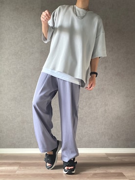 「Lui's（ルイス）のアイテム」を使った、きゅうさん（メンズ・169cm）の夏コーディネート