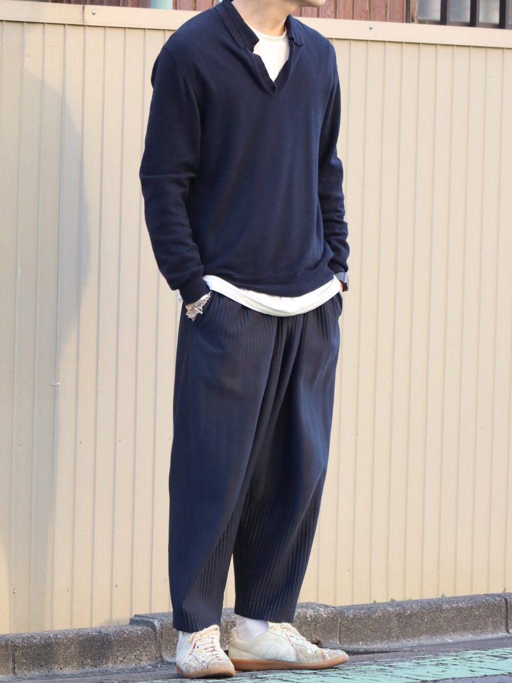 homme plisse パンツ パンツ [HOMME PLISSE] WIDE SLACKS 3 BLACK