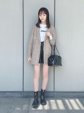 「Green　Parks（グリーンパークス）のアイテム」を使った、このみさん（レディース・164cm）の秋コーディネート