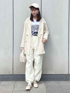 「いまどきジャケット写真」｜このみさん（レディース・164cm）の春コーディネート