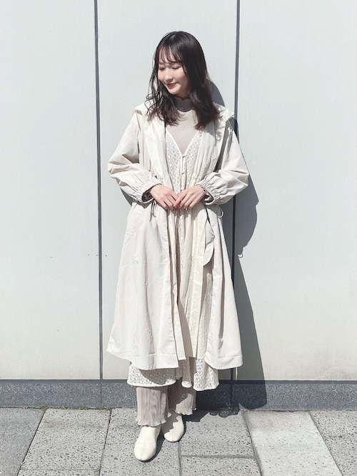 SLURR（スラ―）の「【再入荷・新色追加】シアーロング丈フード 