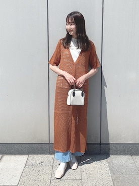 「ごきげんウィーク」｜「アイテム（ワンピース/ドレス）」を使った、このみさん（レディース・164cm）の春コーディネート