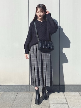 「マイベストコーデ2022」｜このみさん（レディース・164cm）の冬コーディネート