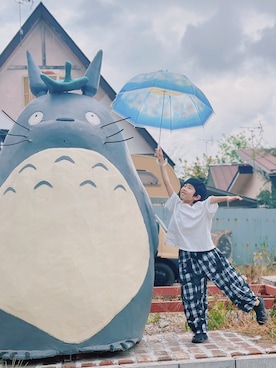 「アイテム（帽子）」を使った、manaさん（キッズ・120cm）の夏コーディネート