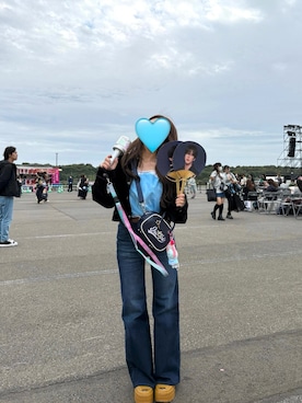 「厚底スニーカー」｜JAM.さん（レディース・154cm）の秋コーディネート