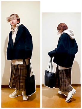 hi-☻*さん（レディース・150cm）の冬コーディネート