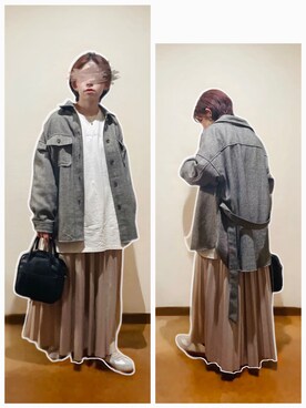 hi-☻*さん（レディース・150cm）の冬コーディネート