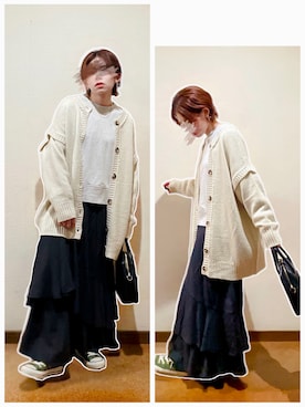 hi-☻*さん（レディース・150cm）の冬コーディネート