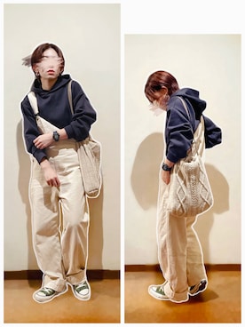 hi-☻*さん（レディース・150cm）の冬コーディネート