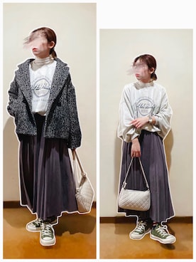 hi-☻*さん（レディース・150cm）の冬コーディネート