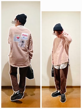 「ALTROSE（アルトローズ）の2WAY ミニボストン　[ラピス]（ショルダーバッグ）」を使った、hi-☻*さん（レディース・150cm）の秋コーディネート