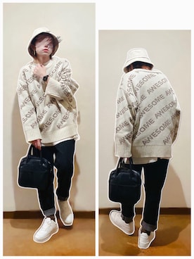 hi-☻*さん（レディース・150cm）の冬コーディネート